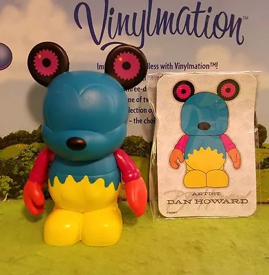 DISNEY Vinylmation 3  Park Set 5 Urban Gears Blue Pink Yellow With Card  • $3.99