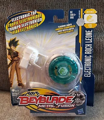 Beyblade Metal Fusion Electronic Top Rock Leone 13 DEF 2010 Sealed NOT Mint Box  • $20.28