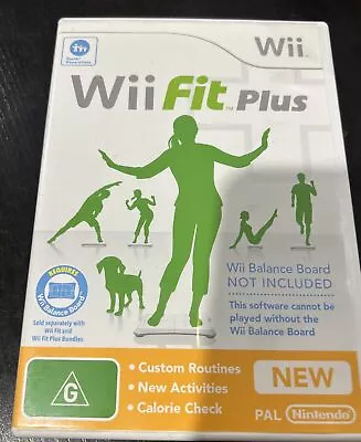 Wii Fit Plus Nintendo Wii AUS PAL Free Postage • $5.65