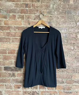 Veronique Branquinho Women’s Blouse Sz 38 Black Belgium • $175