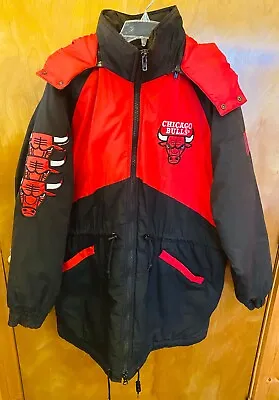 VTG Pro Player Daniel Young Chicago Bulls Triple OG ThreePeat Trench Style Coat  • $47.99