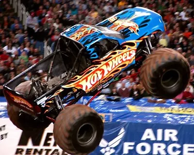 Hot Wheels Monster Truck Running On Track 8x10 Glossy Photo #4r • $2.69