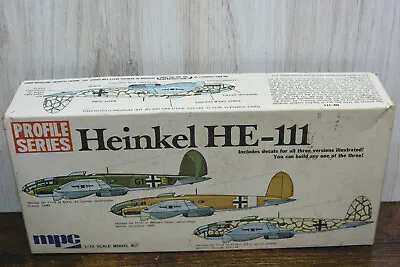 MPC 1:72 Heinkel HE-111 Vintage Model Kit 2-1511 - Spare PARTS ONLY (a2) • $4.95