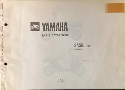 Yamaha Genuine-parts Book SA50J  1982  PASSOLA • $45