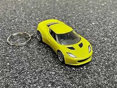 FITS Lotus Evora Keychain Yellow Hot Wheels Matchbox • $19.99