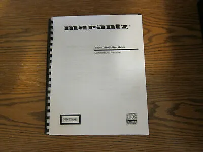 Operating Instructions User Guide For Marantz Receiver Cd Cassette By Model • $85