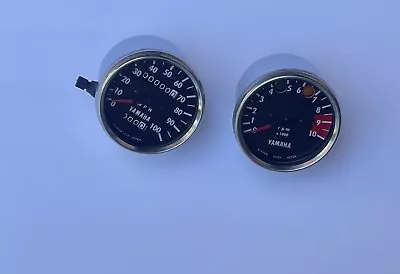 1971 Yamaha AT1 125 Tachometer & Speedometer NOS Style Restored • $550