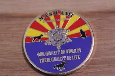 Maricopa County Sheriff M.A.S.H. Unit K9 Challenge Coin • $28.99