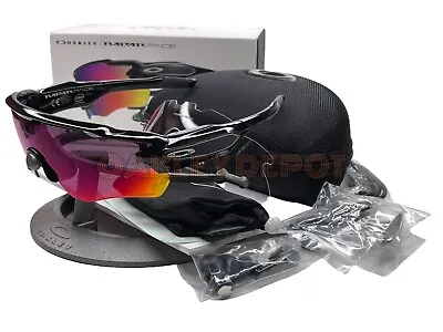 ✅ Oakley Radar Pace 009333 Polished Black/prizm Road/clear Bluetooth Sunglasses • $169