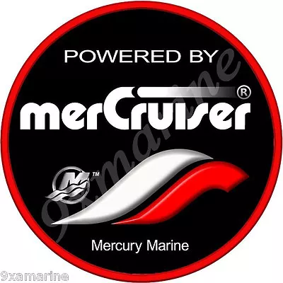 MerCruiser Generic Flame Arrestor Sticker For All Sizes • $19.95