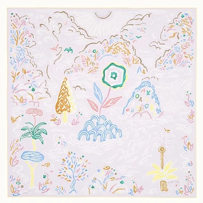 $50 • Buy Hermes Silk Scarf 90x90 Isola Di Primavera Rose