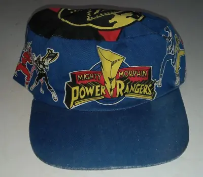 Old Vintage Advertising Hat Painter's Child Size Mighty Morphin Power Rangers • $19.99