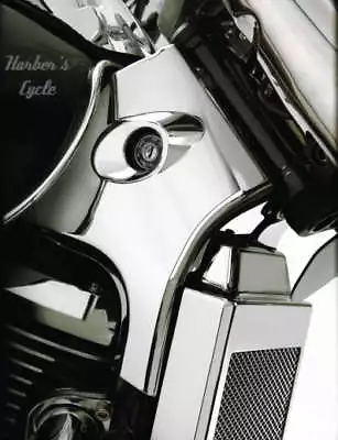 Suzuki C50 C50T Boulevard 800 & Volusia VL800 - Chrome NECK COVERS (left+right) • $74.93