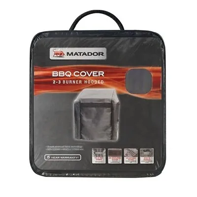 Matador 2-3 Burner XRepel Hooded BBQ Cover/Fit Matador Conquest Boss & Titan BB • $89.99
