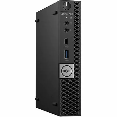 Dell OptiPlex 7070 Micro Intel I5 9500T 2.20GHz 16GB RAM 256GB SSD Wi-Fi Win 11 • $389