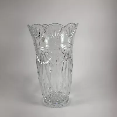 Large Waterford Crystal Vase 12  Tall Made In Germany  • $98.97