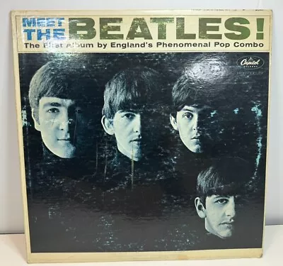 The Beatles - Meet The Beatles 1964 Vinyl Capitol  T 2047 MONO U.S. 1ST ISSUE • $44.99