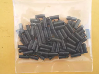 $7.99 • Buy 50 Black Wire Leader Crimp Sleeves Good For 20 To 60 Lbs. Test #30l .069 I.d.