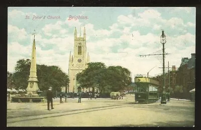 £9 • Buy Sussex BRIGHTON St Peter's Church Tram #30 Early PPC