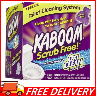 Kaboom Toilet Clean System Scrub Free W/ Oxi Clean Stain Fighter • $18.26