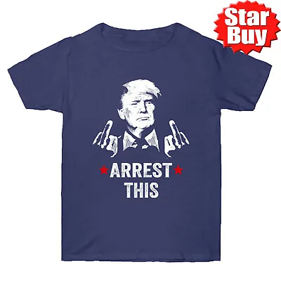 $19 • Buy Newest Donald Trump Supporter T-shirt Arrest This Political Satire Funny Shirt