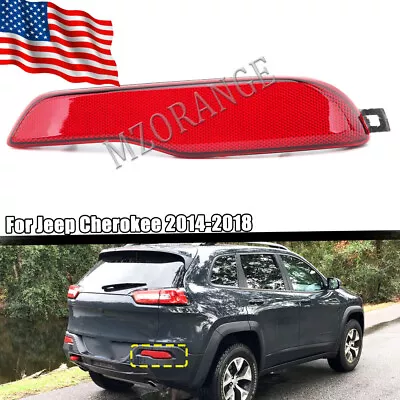 Right Rear Bumper Light Reflector For JEEP Cherokee 2014 2015 2016 2017 18 FAST • $17.33