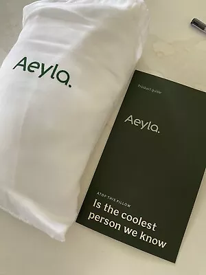 AEYLA Eucalyptus Silk Pillow Case X2 *New* 50x75 • £9.99