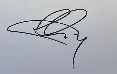 IKER CASILLAS REAL MADRID FC Hand Signed White Card AUTHENTICATED • £45