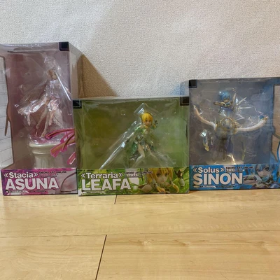 $1094.96 • Buy Sword Art Online SAO 3 Goddess Figure Set Asuna Leafa Sinon