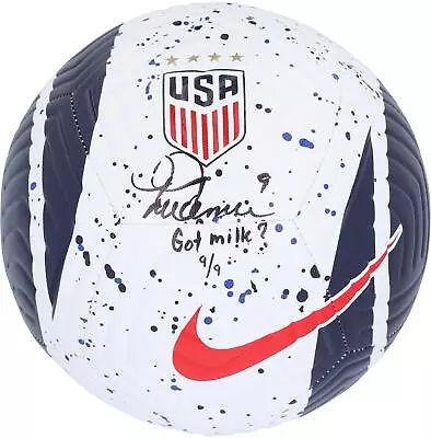 Mia Hamm USWNT Signed Paint Splatter Nike Soccer Ball W/Got Milk Insc - LE Of 9 • $349.99