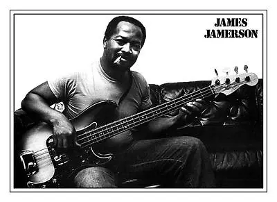 James Jamerson  **LARGE POSTER** Motown R&B Soul FENDER P BASS GUITAR Master • $26.89