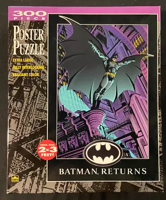 Batman Returns 300 Piece Poster Puzzle Sealed Completed Size 2 Ft X 3 Ft • $16.42
