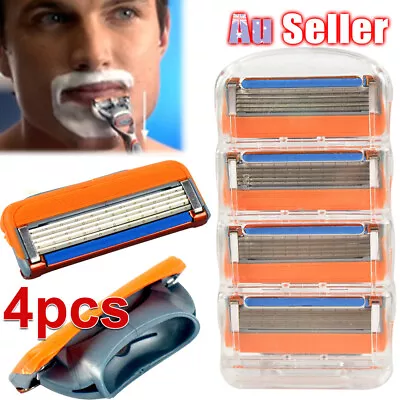 4 Pieces Compatible With Gillette Fusion ProGlide Razors 5 Blades Power Shaving • $11.21