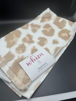 Whim By Martha Stewart Leopard Yarn-Dyed Hand Towel Walnut - 2 Towel See Descr • $7