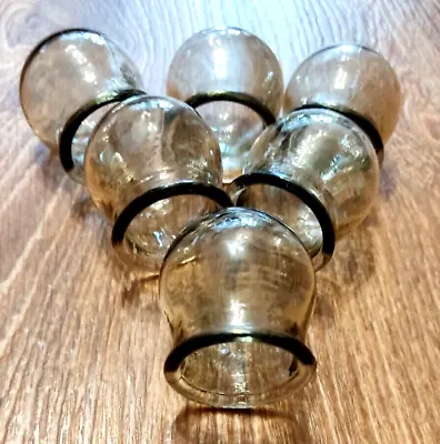 Vintage SET Of 6 Glass Fire Cupping Cups Cupping-glass Chinese Medical Massage • $15