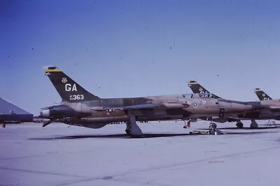 4752 Original Military Aircraft Slide F-105g Thunderchief 63-8363/ga 35tfw Usaf • $2.50