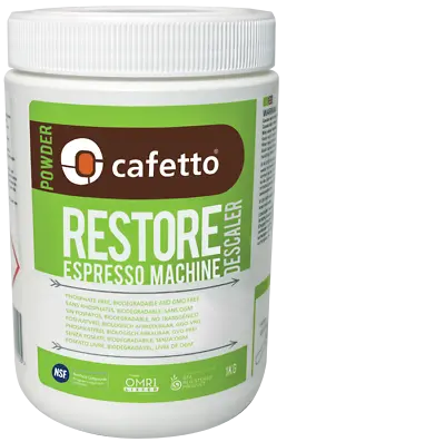 $23.88 • Buy CAFETTO 1kg ORGANIC RESTORE DESCALER Powder Espresso Machine Cleaner ALL BRANDS