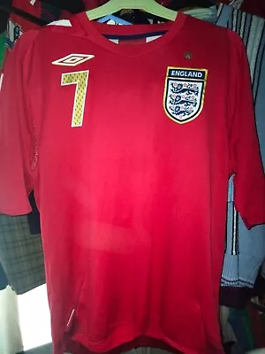 Vintage England David Beckham 7 Away Shirt Mint • £40