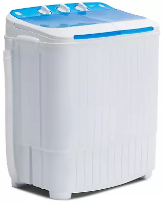 Portable Washing Machine Mini Washer 16.5lbs Compact Twin Tub Wash&Spin Combo • $105.99