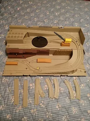 Mattel - Hot Wheels - Sto & Go - Railroad Freight Yard Train Playset 1983  • $45