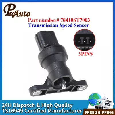 $20.98 • Buy Car Transmission Speed Sensor For 1994-1999 Acura Integra 1.8L 78410ST7003 New