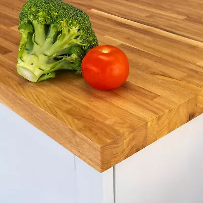 Solid Oak Wood Worktop Real Wood Timber Kitchen Bars And Counters. 38mm Thick • £50