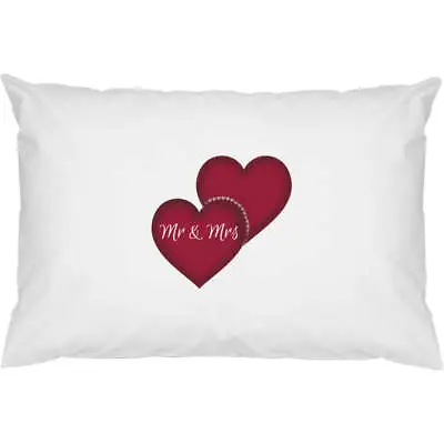 2 X 'Mr And Mrs' Cotton Pillow Cases (PW00028679) • £13.99