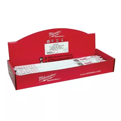 Milwaukee 48-01-7789 Sawzall Blade 18 TPI 12  Torch - Bulk (100 Pack) • $353.48