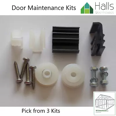 £15.66 • Buy Greenhouse Door Wheels, Sliding Runners For Halls, AGL & Gardman Spare Parts