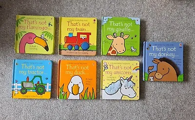 £3.20 • Buy 7 X That's Not My Books Children's Bundle Giraffe, Donkey, Train, Unicorn, Duck