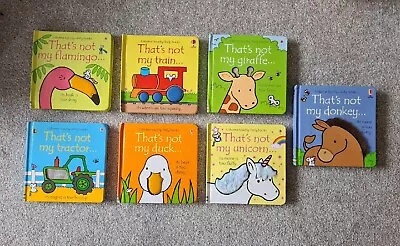 £3.20 • Buy 7 X That's Not My Books Children's Bundle Giraffe, Donkey, Train, Unicorn, Duck