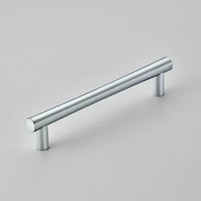 Kitchen Cabinet Door  T Handles Draw Knobs Silver  Steel Bar Pull Unit Chrome Ne • £1.05