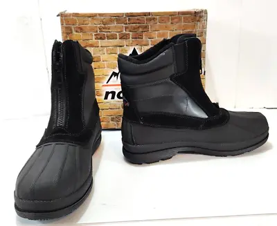 NORTIV8 Mens Snow Boots Zip Outdoor Waterproof Winter Warm Insulated Size 14 NEW • $52.98