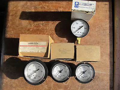 Vintage Lot All Work Trerice Co Detroit Mich 200 PSI & US Gauge 300 PSI And 100 • $29.99